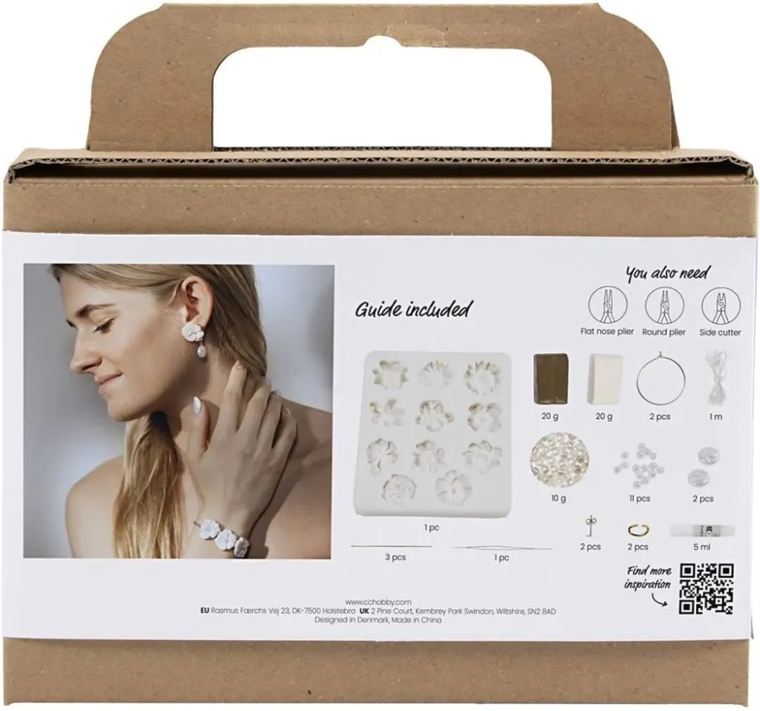 Creativ Company Mini Hobbyset Bloemontwerp Sieraden - Multicolor