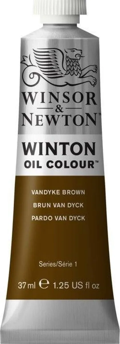 Winsor & Newton Winton Olieverf Vandyk Brown 37ml