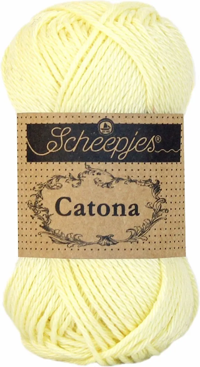 Scheepjes Catona 25g - 101 Candle Light Geel