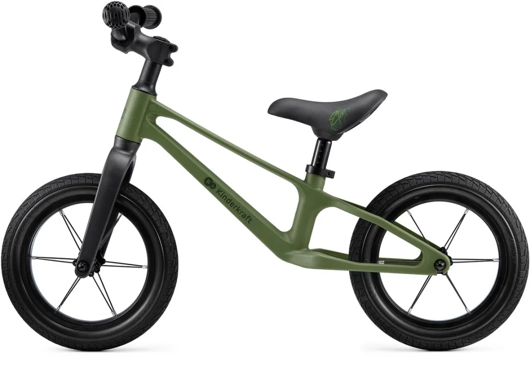 KinderKraft ETER Loopfiets 12" - Groen - afbeelding 6 van 6