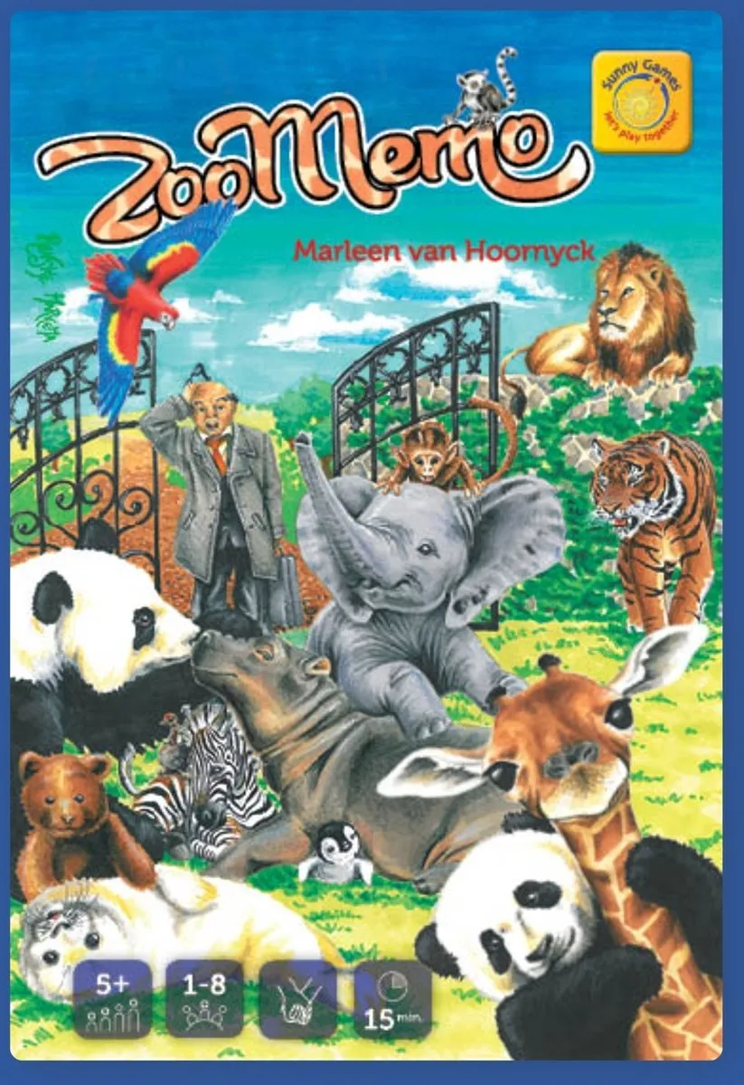 Sunny Games ZooMemo Coöperatief Memory Spel SUN-015 - 2-4 Spelers