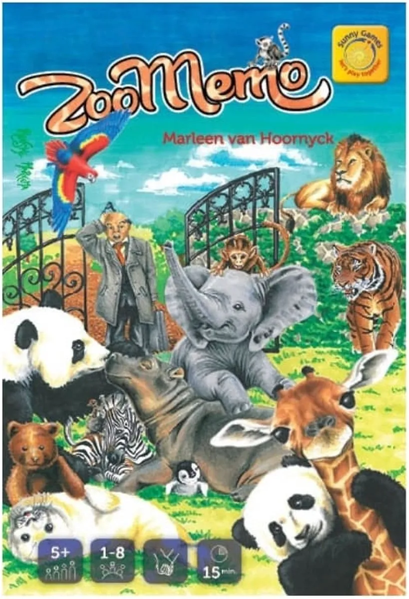Sunny Games ZooMemo Coöperatief Memory Spel SUN-015