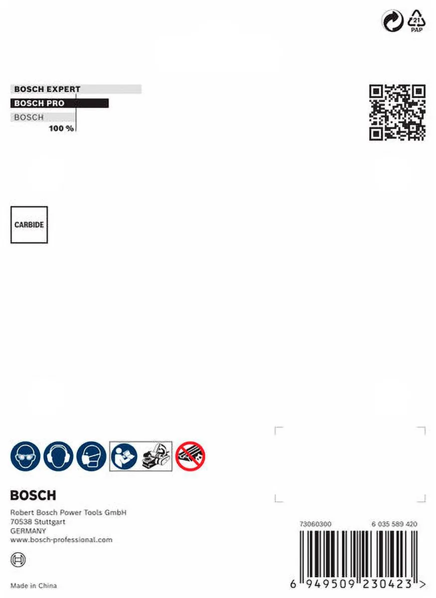 Bosch PRO 4-delige Schaaflamellen 2608838999