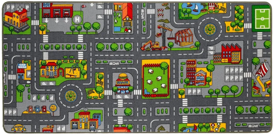 Paradiso Toys Speelkleed Duoplay 2-in-1 67 X 100 Cm