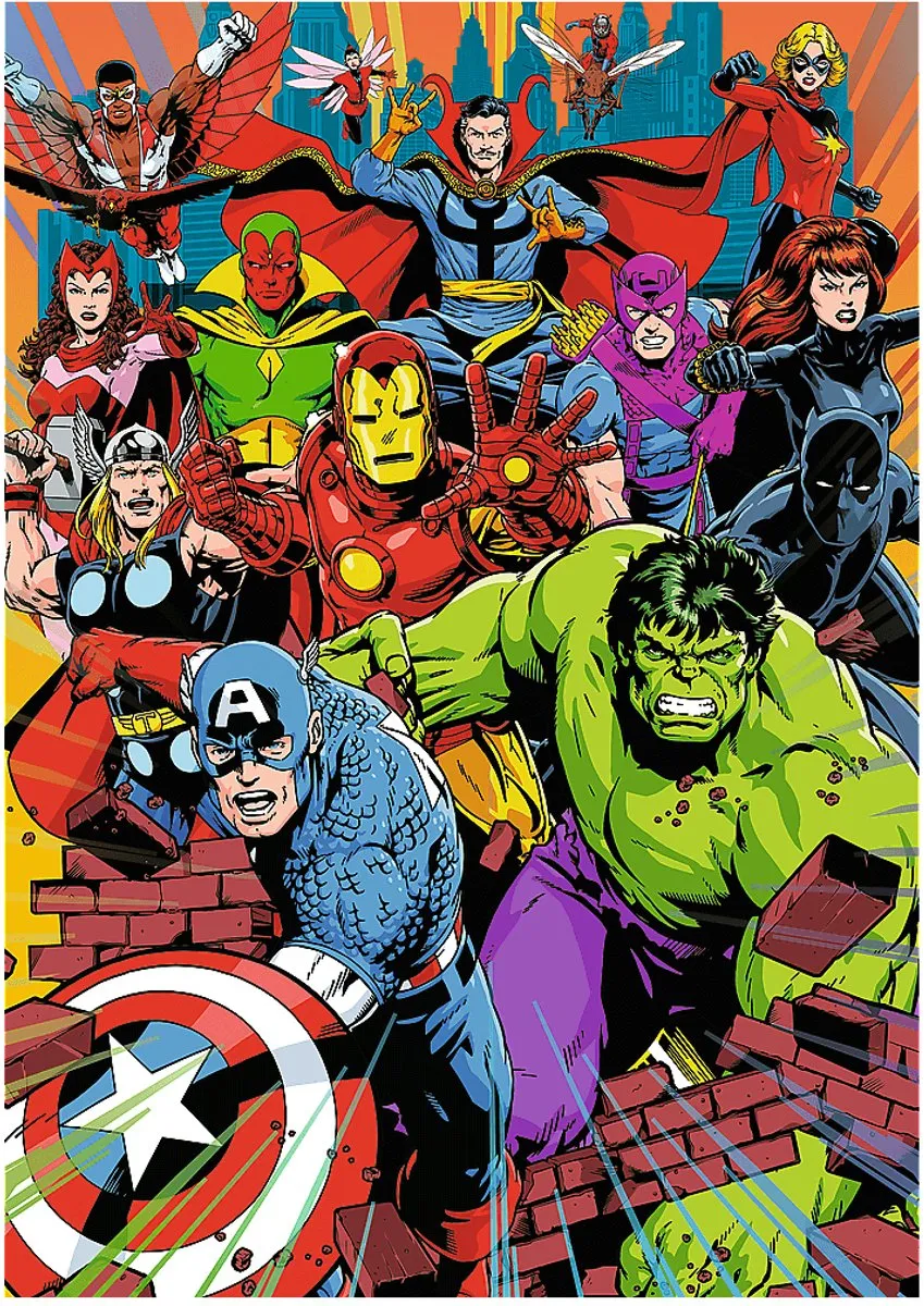 Trefl Marvel Legpuzzel 1000 Stuks - Multicolor