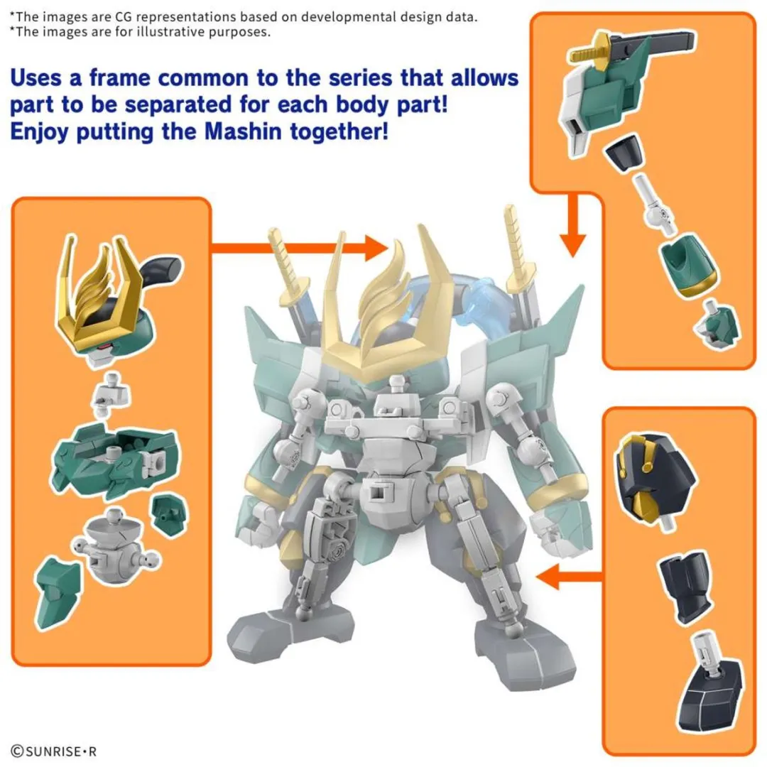 Bandai Mashin Hero Wataru Fujinmaru Model Kit