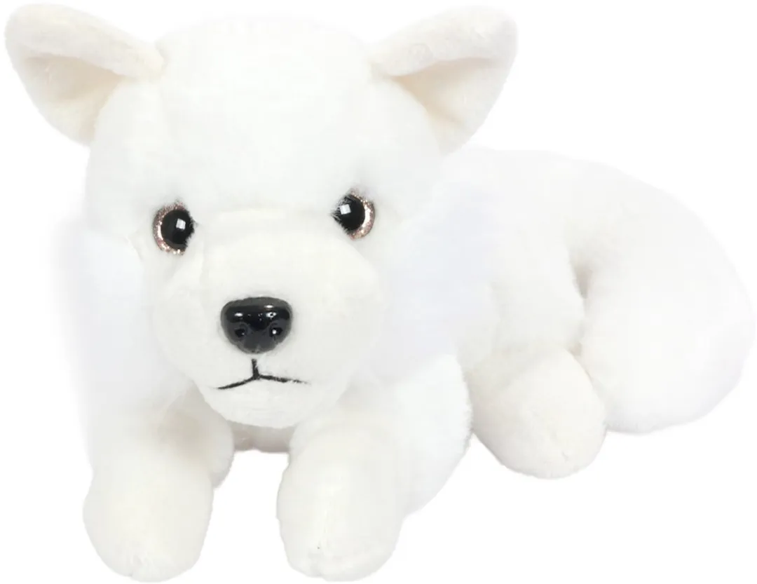 PIA Soft Toys Poolvos Pluche Knuffel 16cm - Wit/Créme