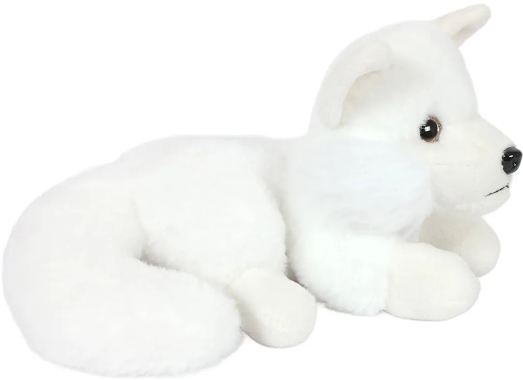 PIA Soft Toys Poolvos Pluche Knuffel 16cm - Wit/Créme