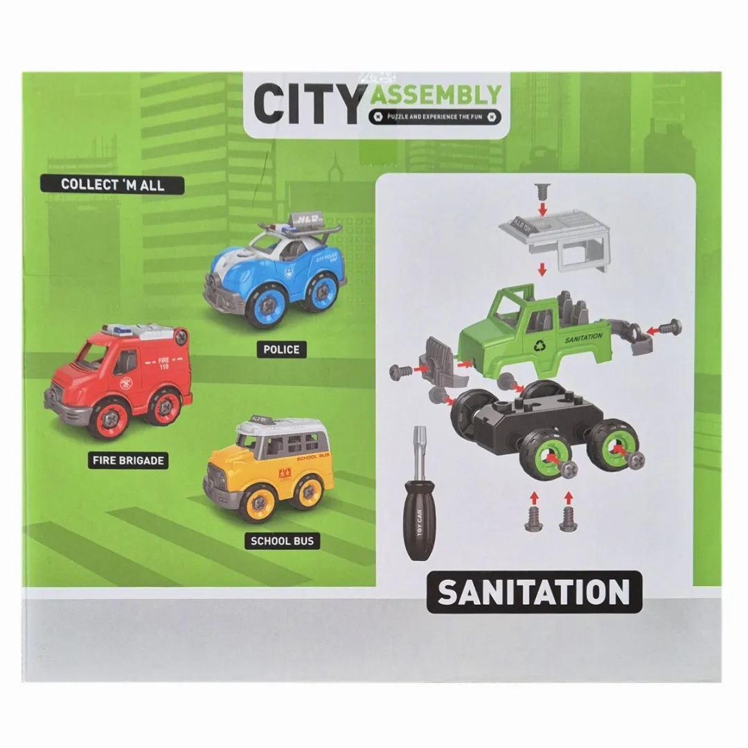 Ruby Toys Sanitair City Bouwset - 10 Stukken - Groen
