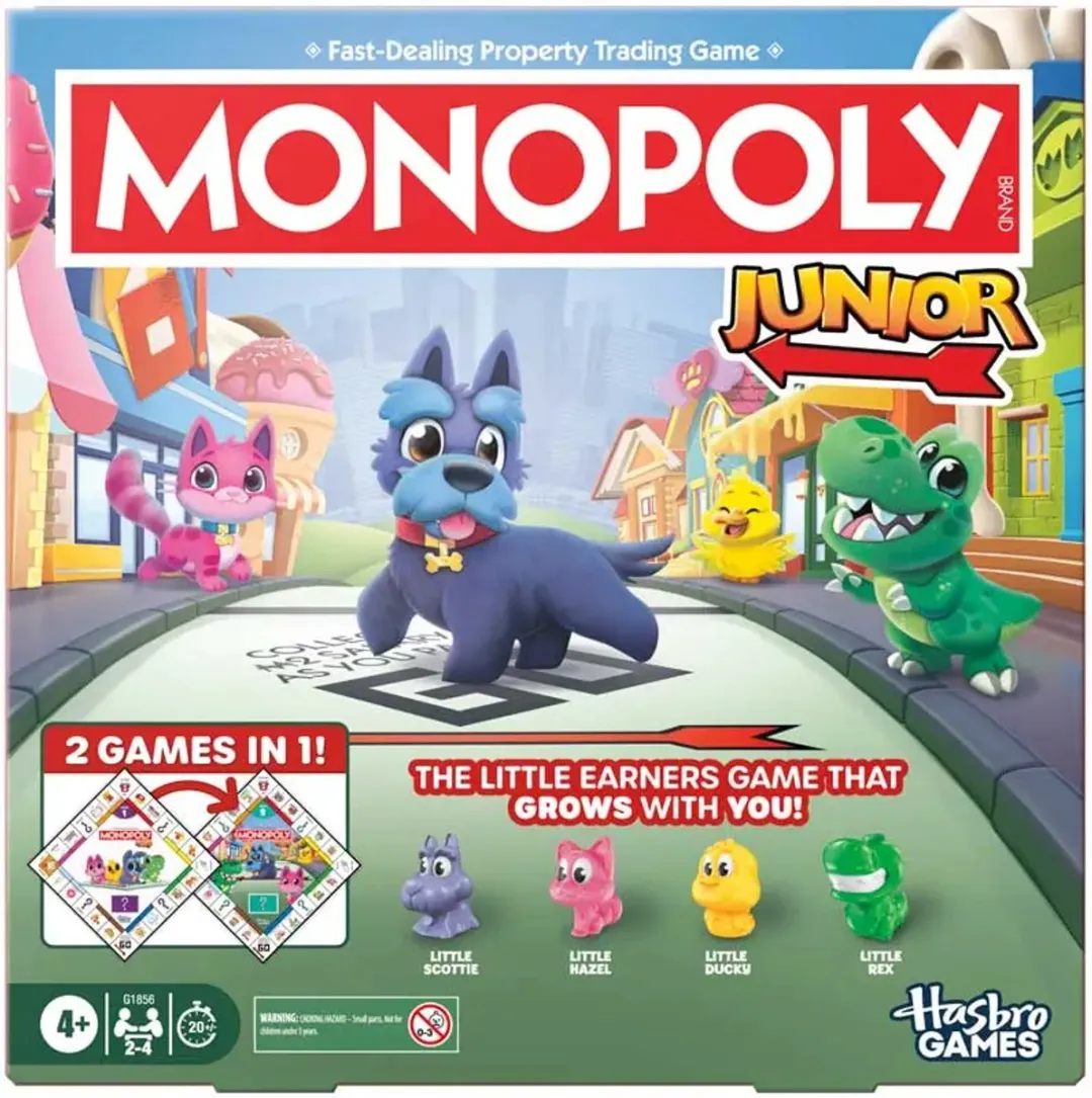Hasbro Monopoly Junior 2-in-1 Bordspel