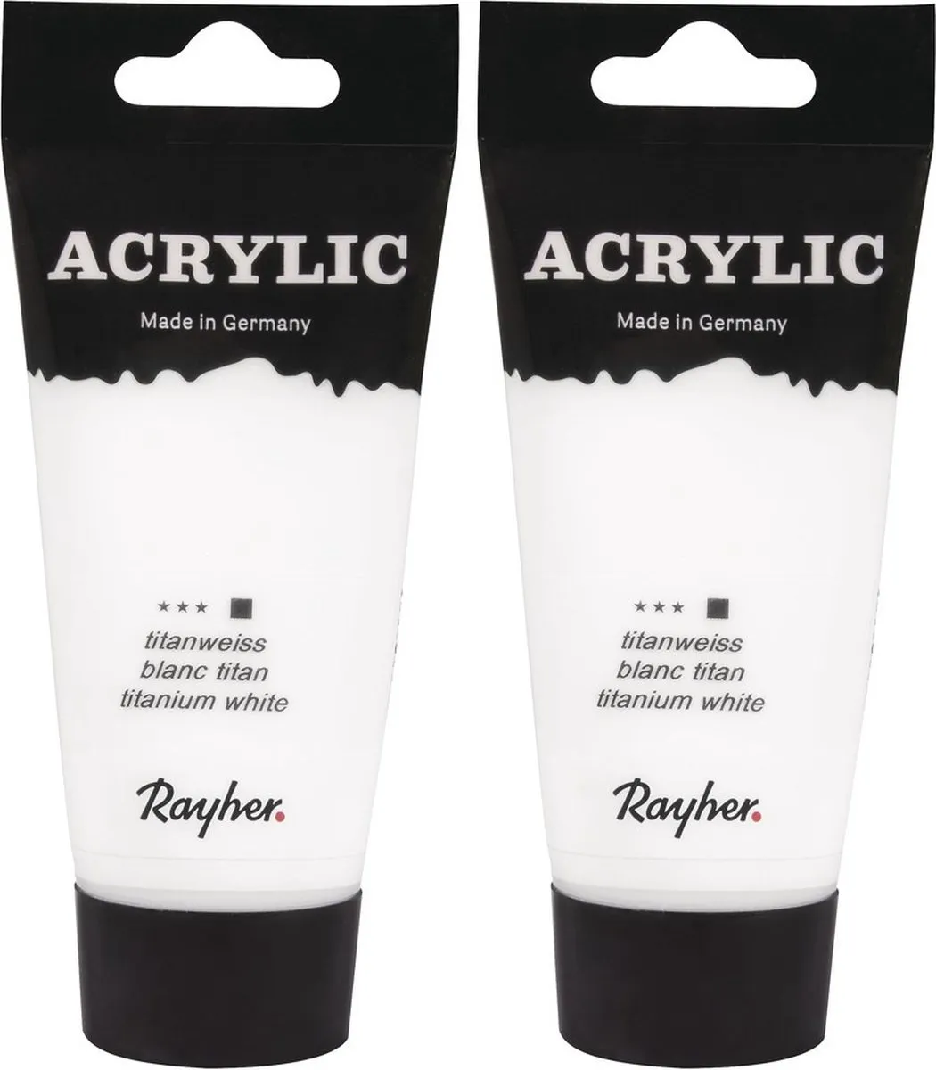 Rayher Acrylverf Wit 75ml