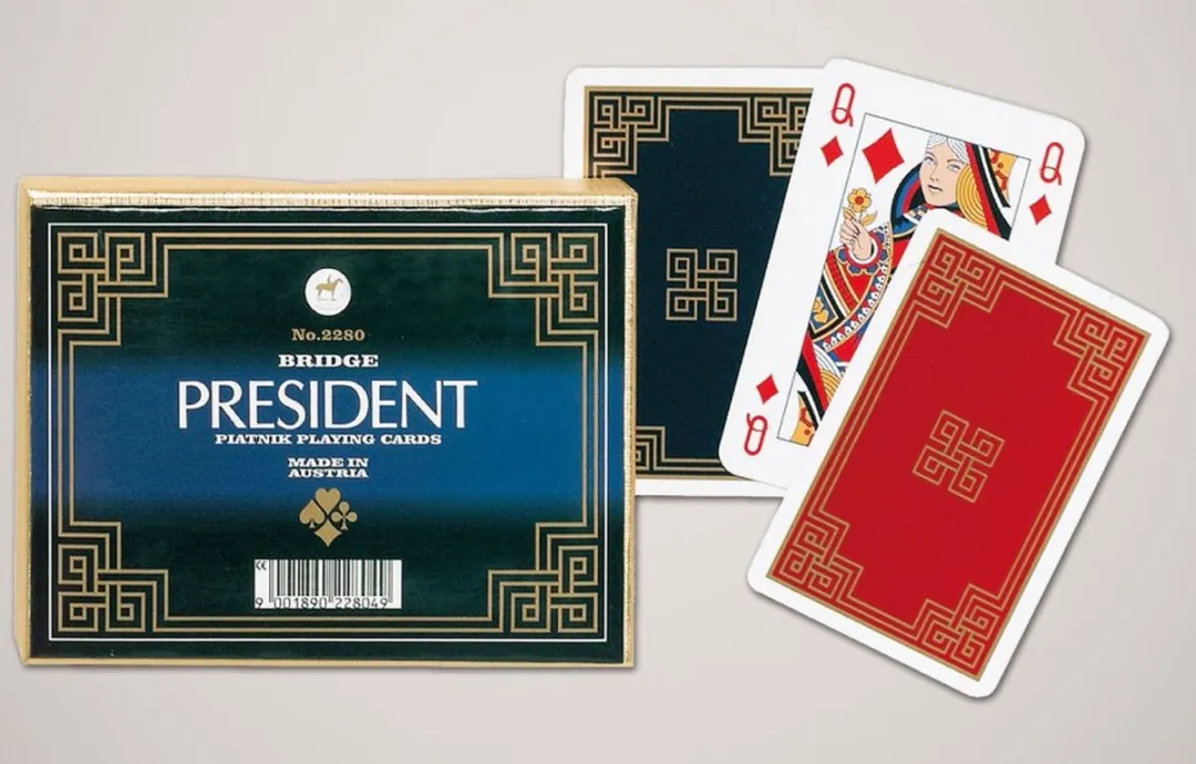 Piatnik President Speelkaarten - Dubbeldekker.