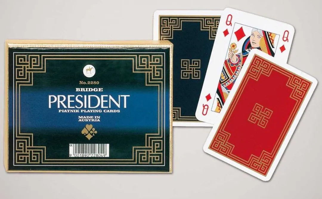 Piatnik President Speelkaarten - Dubbeldekker.