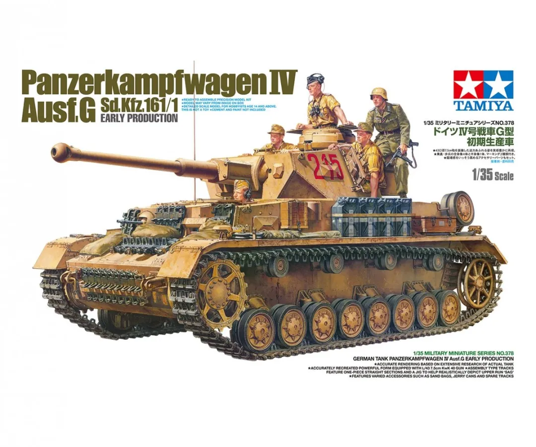 Tamiya Panzerkampfwagen IV Ausf. G Sd.Kfz. 161/1 35378 Modelbouwpakket - 1:35 - Multi