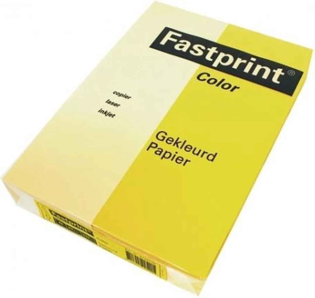 Quantore Fastprint Gekleurd Papier A4 80gr - Diepgeel