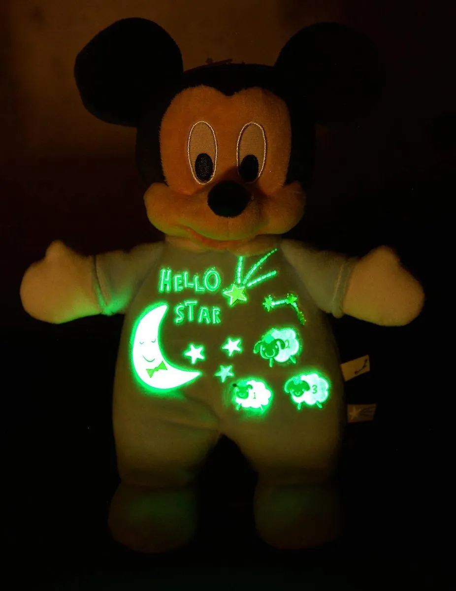 Simba Disney Knuffel Figure Mickey Starry Night Glow in the Dark 25 cm Knuffeles