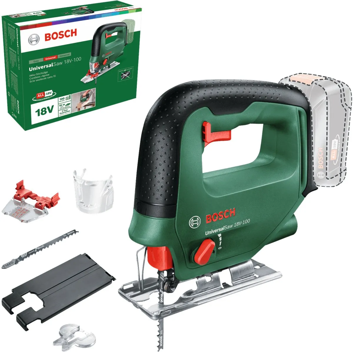 Bosch UniversalSaw 18V-100 Decoupeerzaag