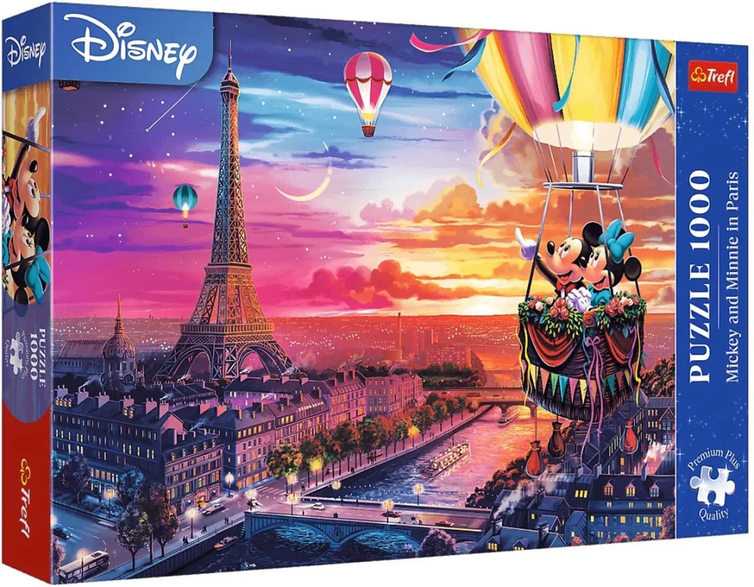 Trefl Mickey & Minnie in Parijs Puzzle 1000 Stuks