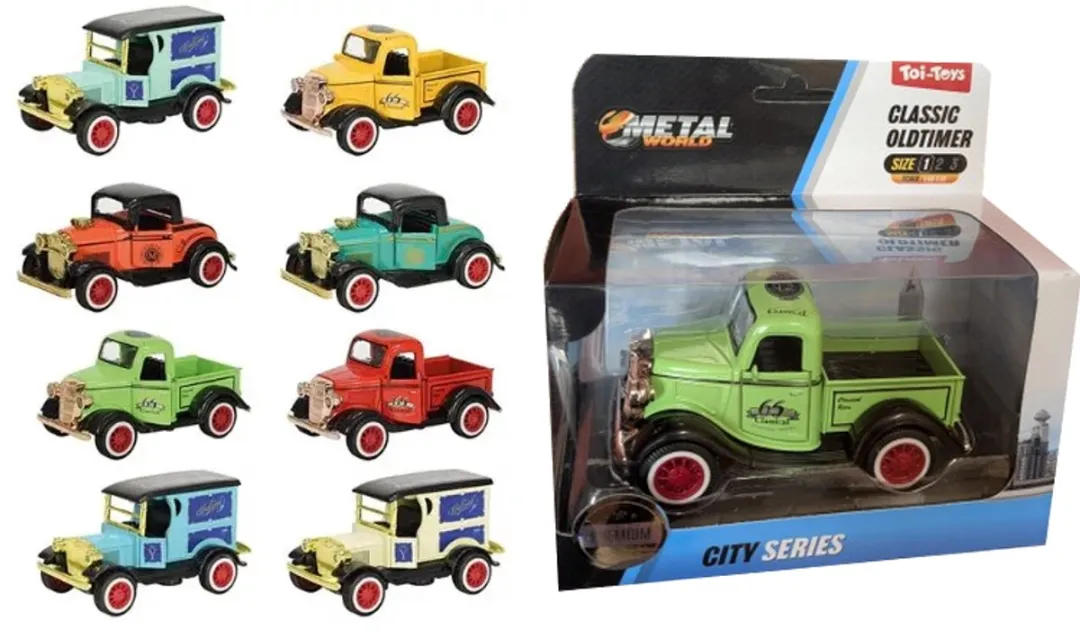 Toi-Toys Oldtimers Speelgoedset 18 Stuks