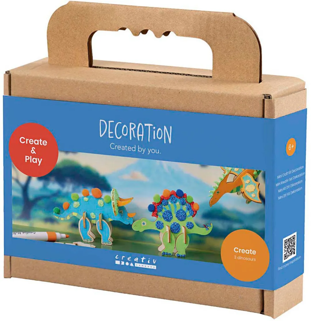 Creativ Company Mini Hobbyset Dinosaurus - Multicolor