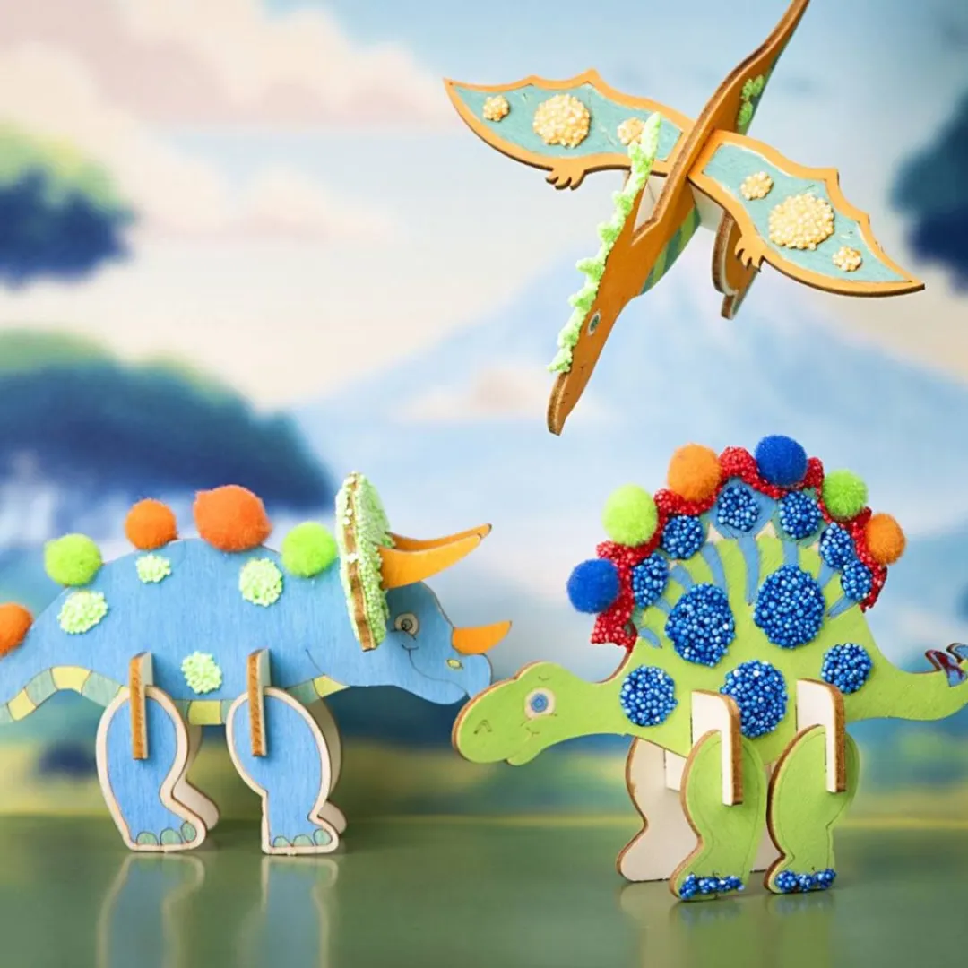 Creativ Company Mini Hobbyset Dinosaurus - Multicolor