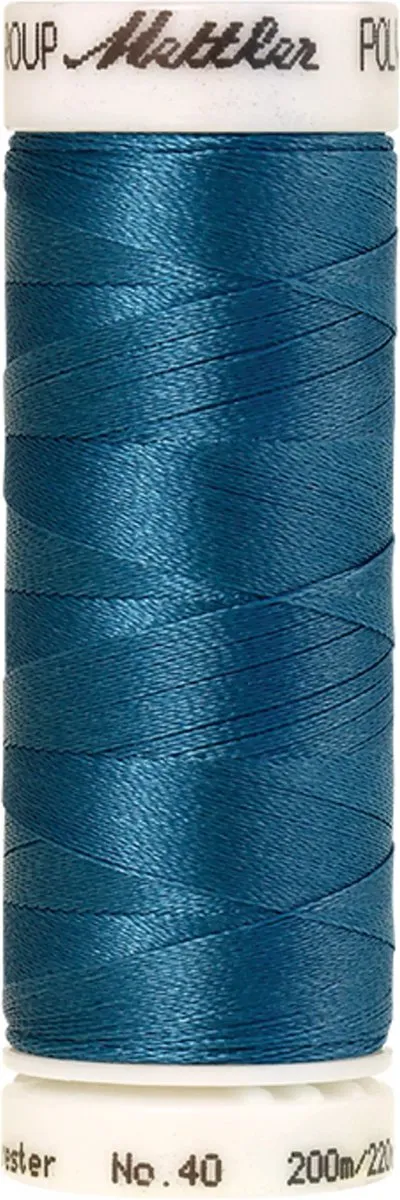 Amann Mettler Polysheen Borduurgaren 200m - Blauw
