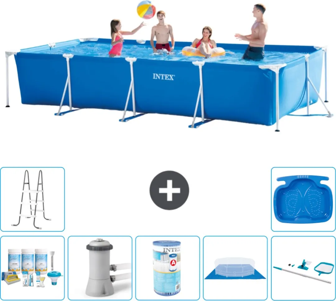 Intex Rechthoekig Frame Zwembad 450x220x84cm