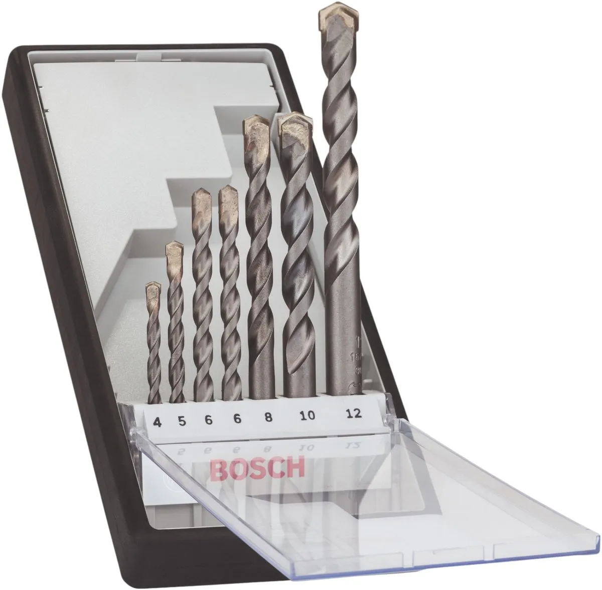 Bosch Robust Line Silver Percussion Betonborenset 7-delig