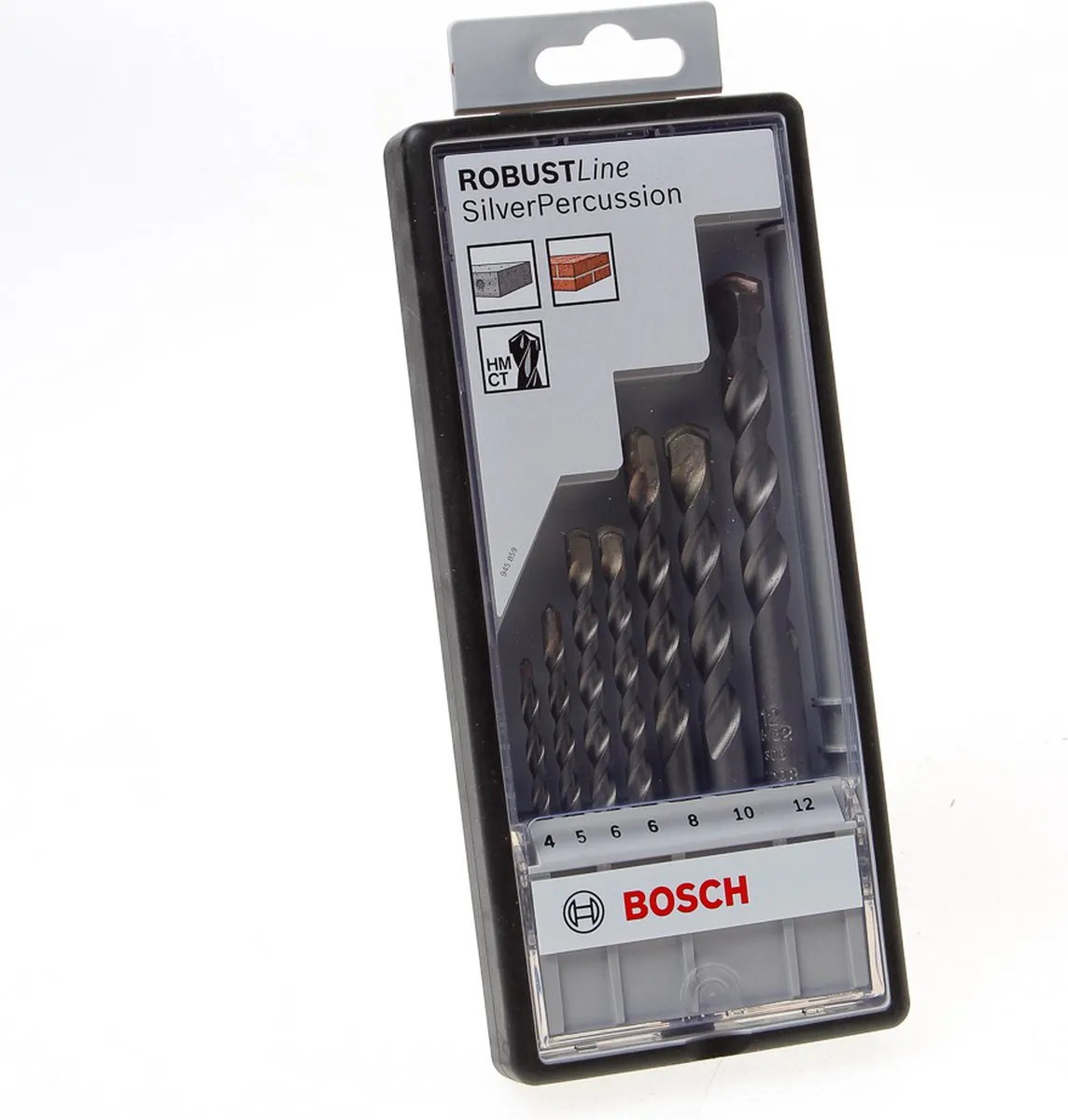 Bosch Robust Line Silver Percussion Betonborenset 7-delig
