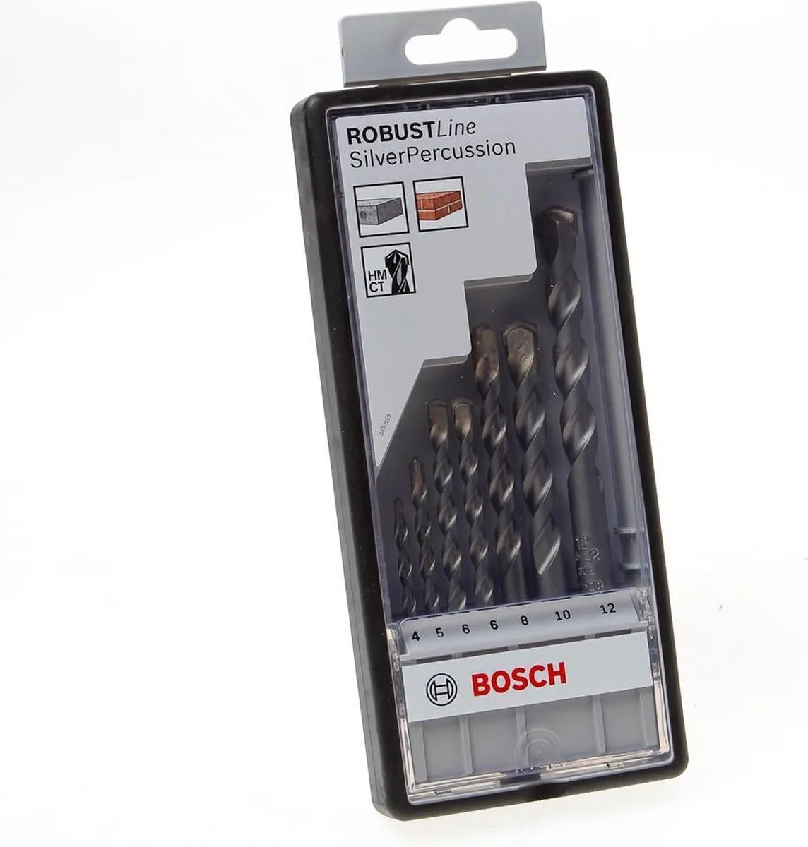 Bosch Robust Line Silver Percussion Betonborenset 7-delig