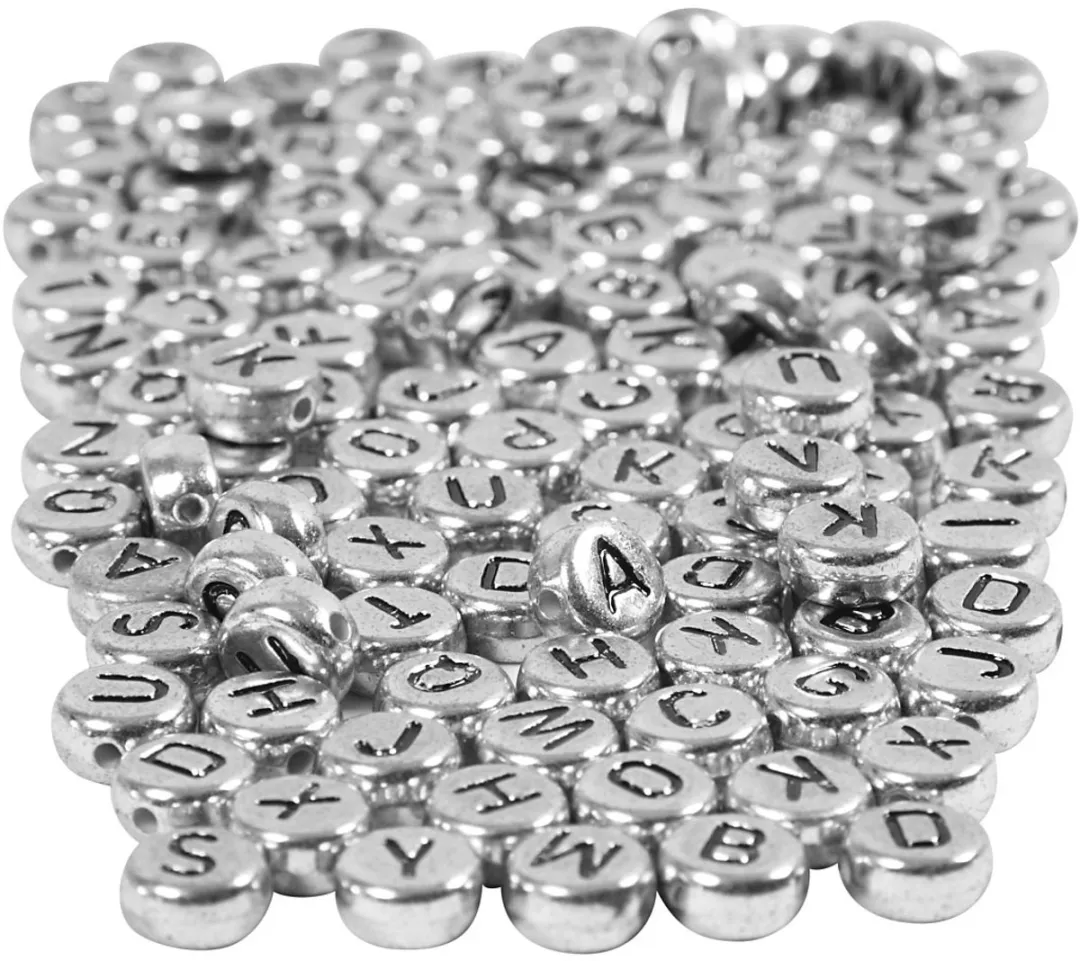 Creativ Company Letterkralen Zilver 7mm
