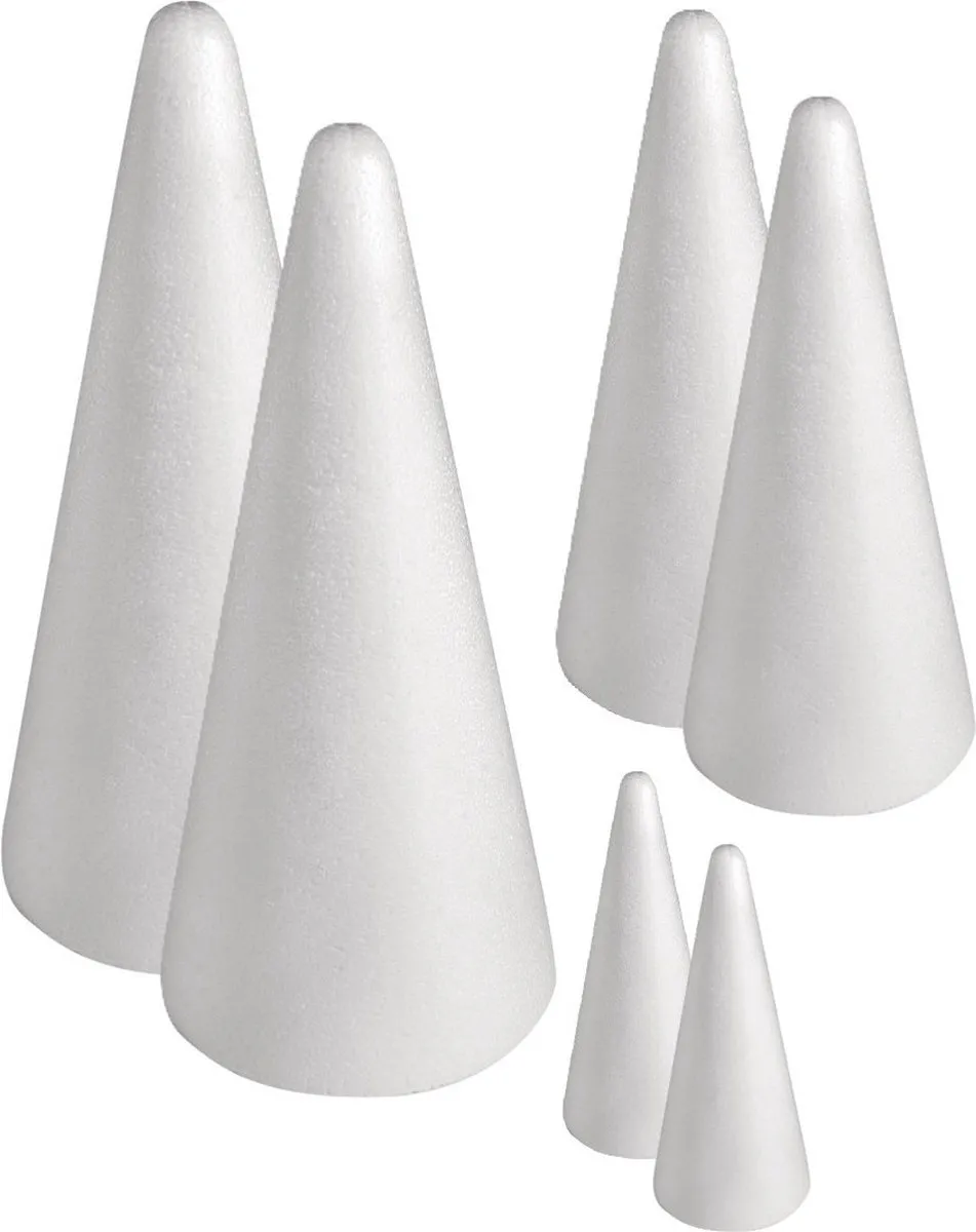 Rayher Piepschuim Spitse Kegels
