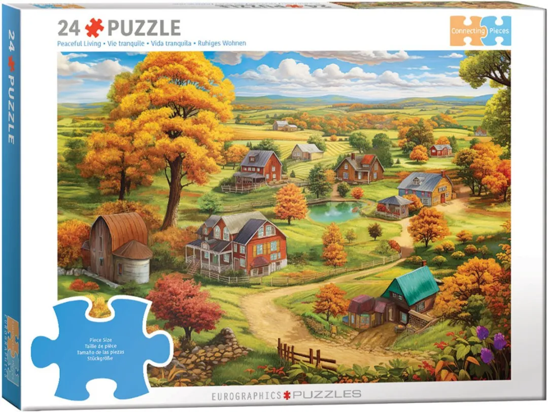 Eurographics Peaceful Living Puzzel 24 Stuks - Multicolor