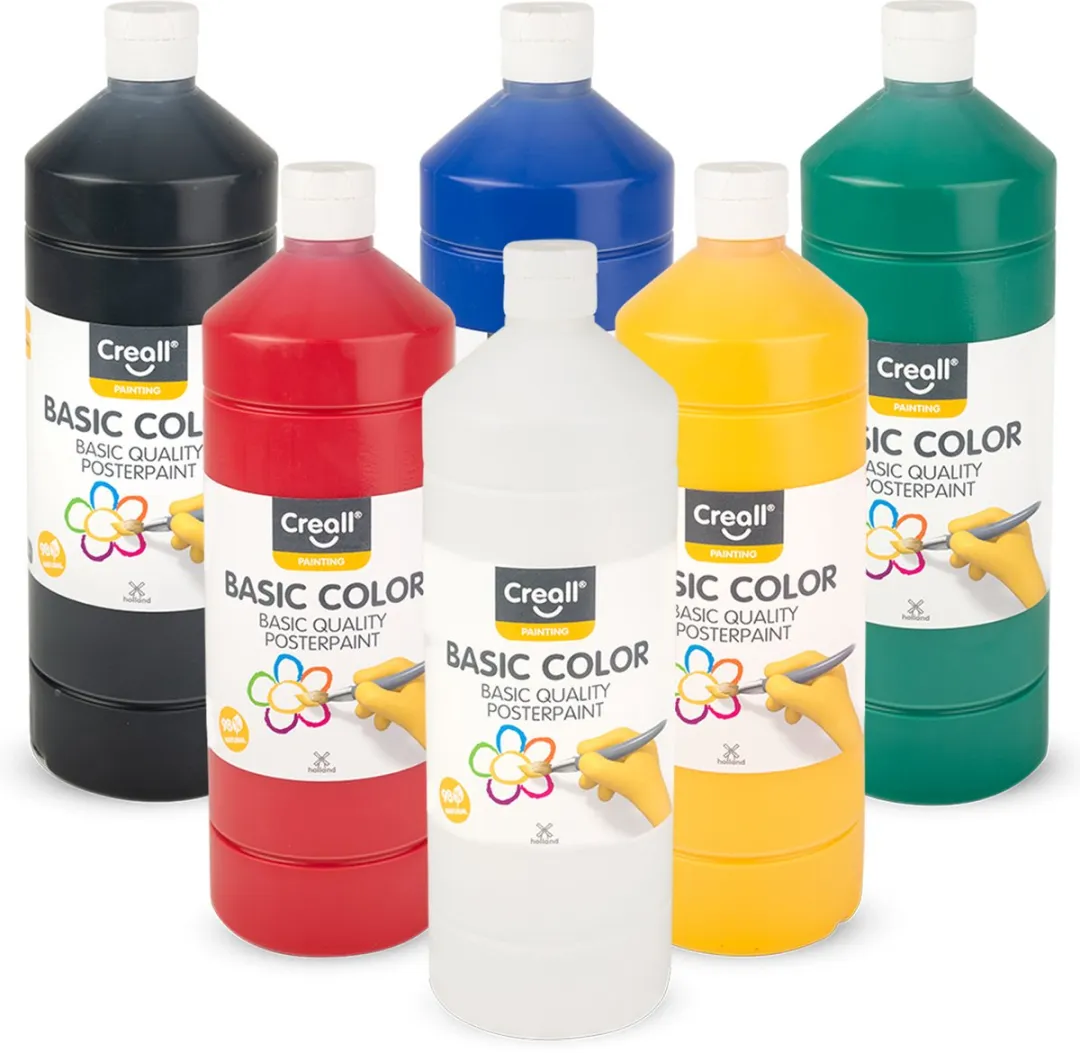 Creall Plakkaatverf Mixset 6x1000ml