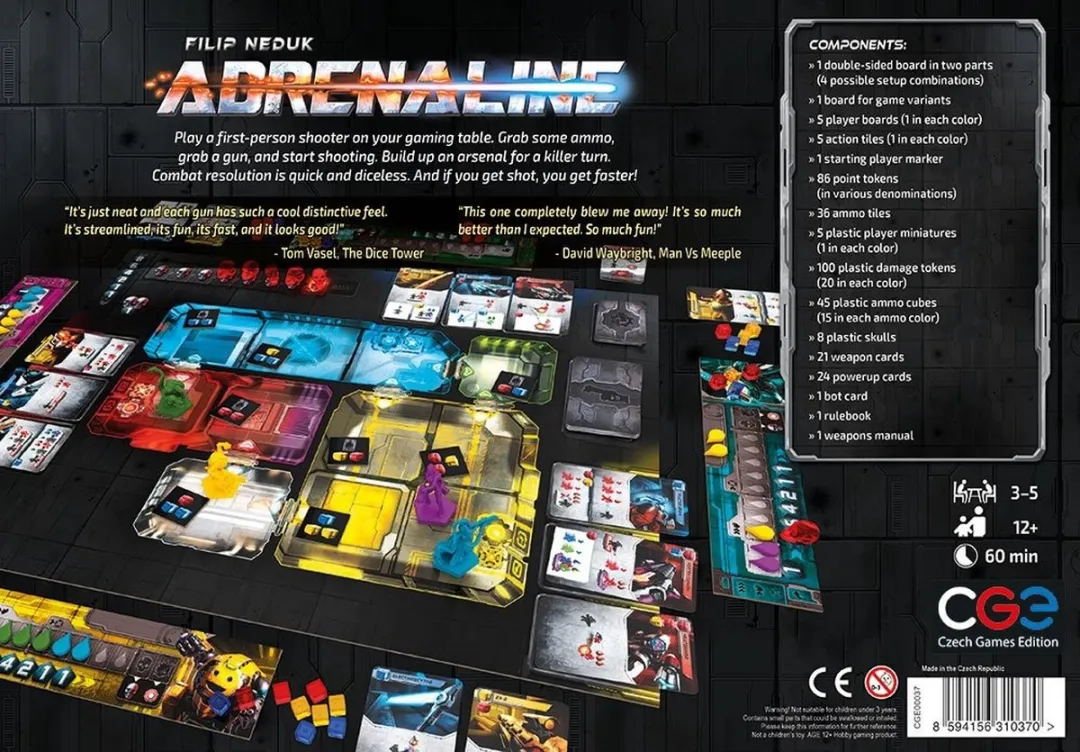 Czech Games Edition Adrenaline Boardgame CGE00037 - 3-5 Spelers