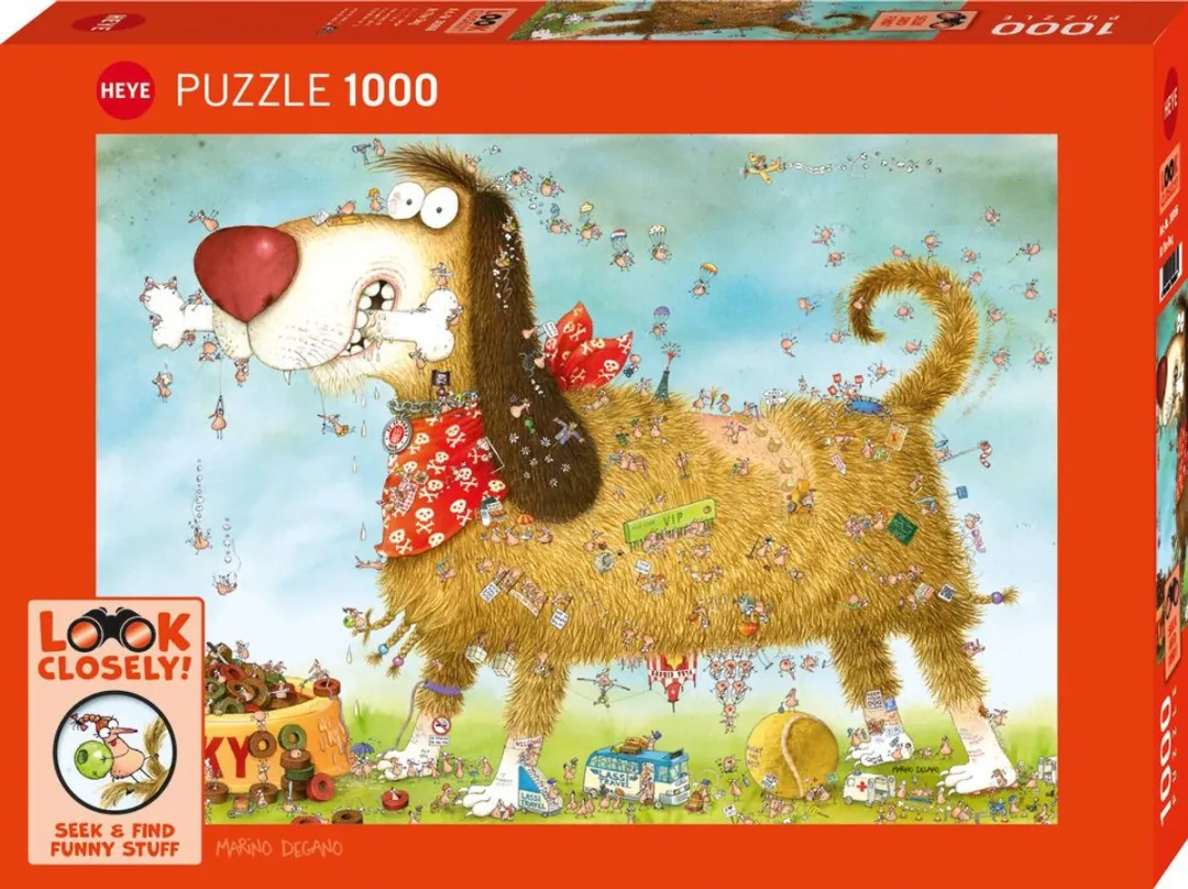 Heye Legpuzzel At the Dog 1000 Stuks - Multicolor
