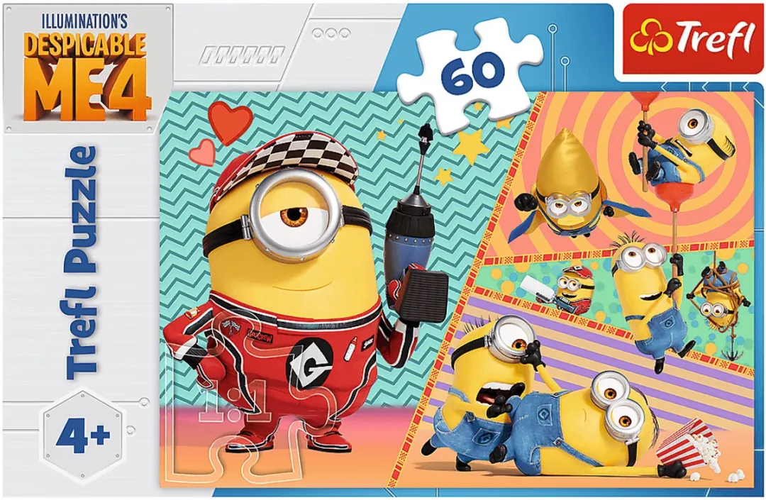 Trefl Stripfiguren Puzzel 60 Stuks - Meerkleurig