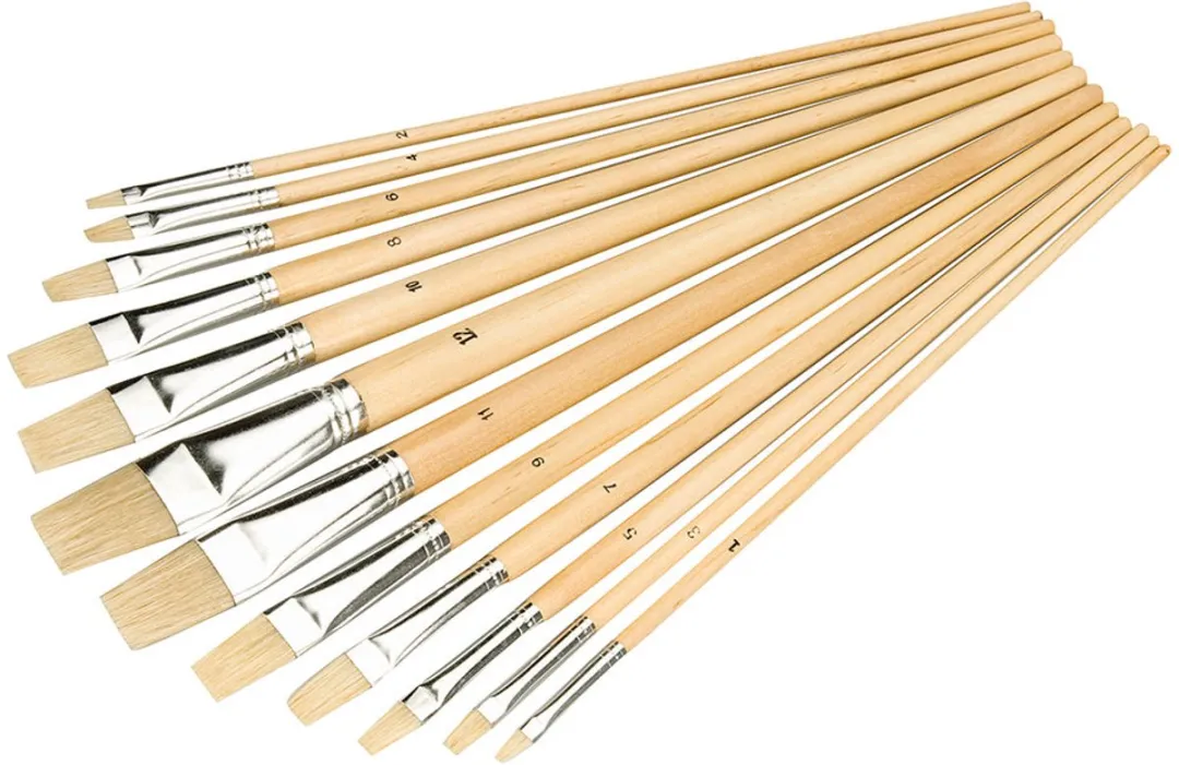 Silverline Penselen - Spitse Punten - 12 Stuks