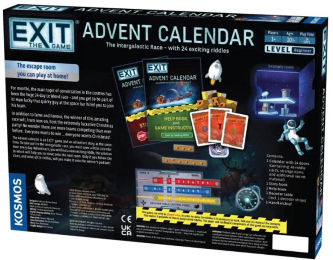 Kosmos Exit Advent Calendar The Intergalactic Race - Multicolor