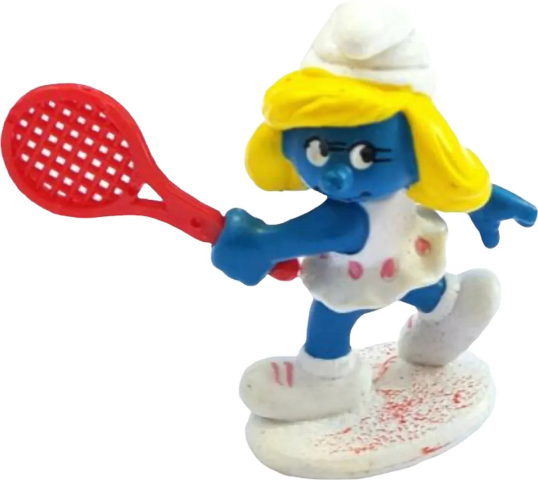 Schleich De Smurfen Tennis Smurfin Speelfiguur 5,5cm - MPN 20135