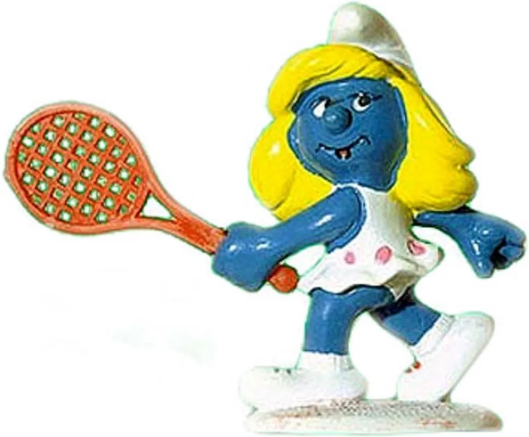 Schleich De Smurfen Tennis Smurfin Speelfiguur 5,5cm - MPN 20135