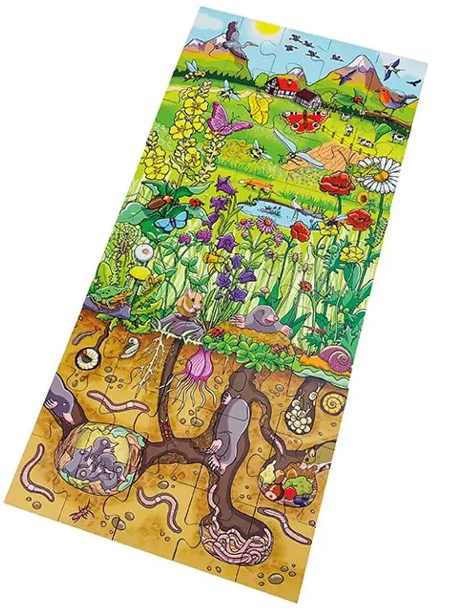 Beleduc Vloerpuzzel Bloemenweide 16212 - Multicolor