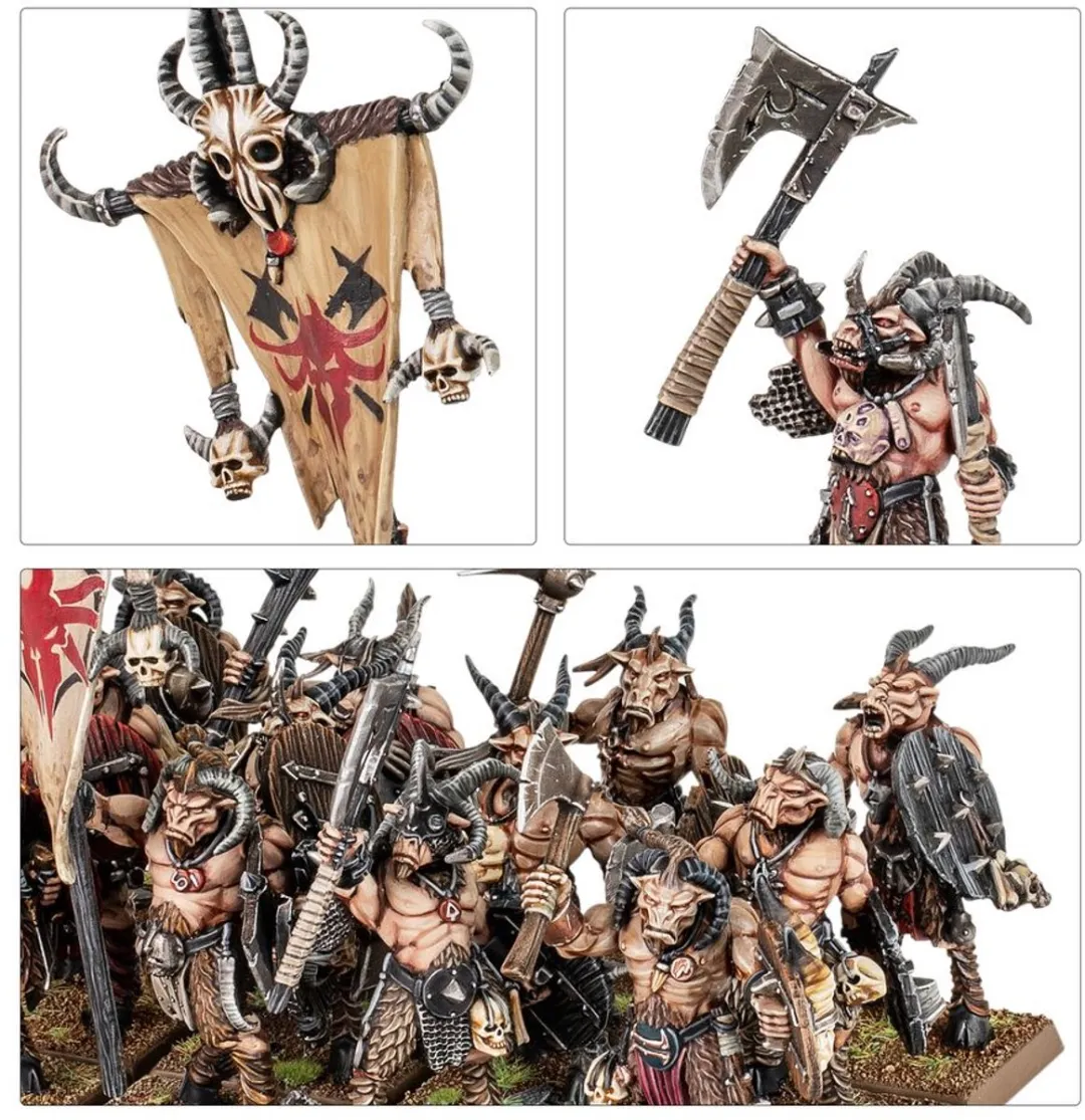 Games Workshop Beastmen Gor Herd - 222 Onderdelen