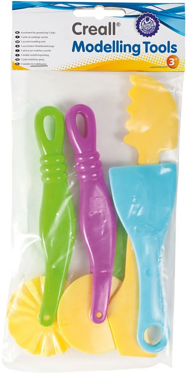 Creall Klei Gereedschap Set 5-delig - Bruin