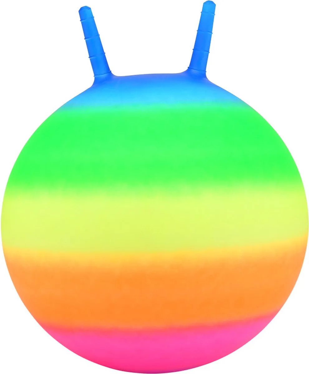 Johntoy Regenboog Skippybal 45cm