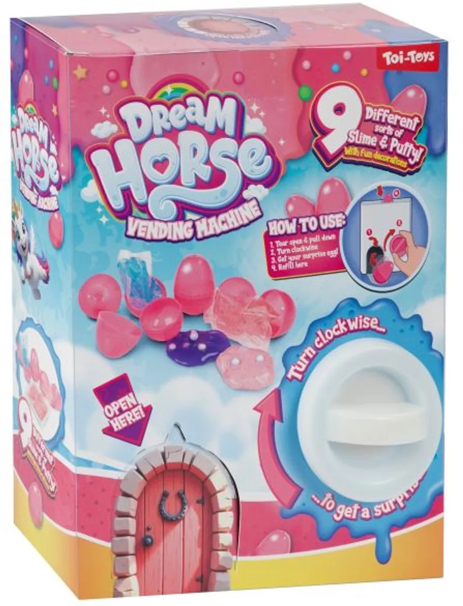 Toi-Toys Dream Horse Verrassingsballenautomaat - 9 Stuks