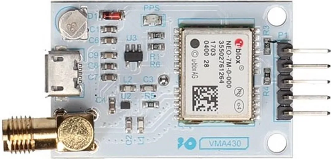Whadda GPS-module U-Blox Neo-7 Arduino 3.3-5V - 40x25mm Wit