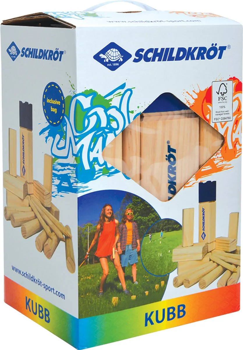 Schildkröt Fun Sports Kubb Spel - Hout - 970112