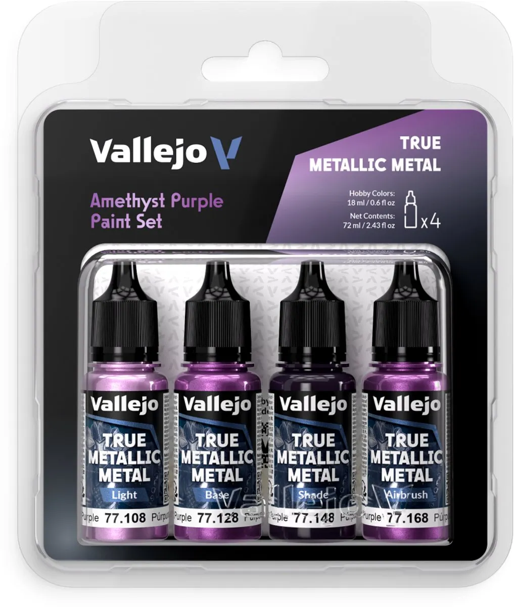 Vallejo True Metallic Metal Acrylverfset 77255
