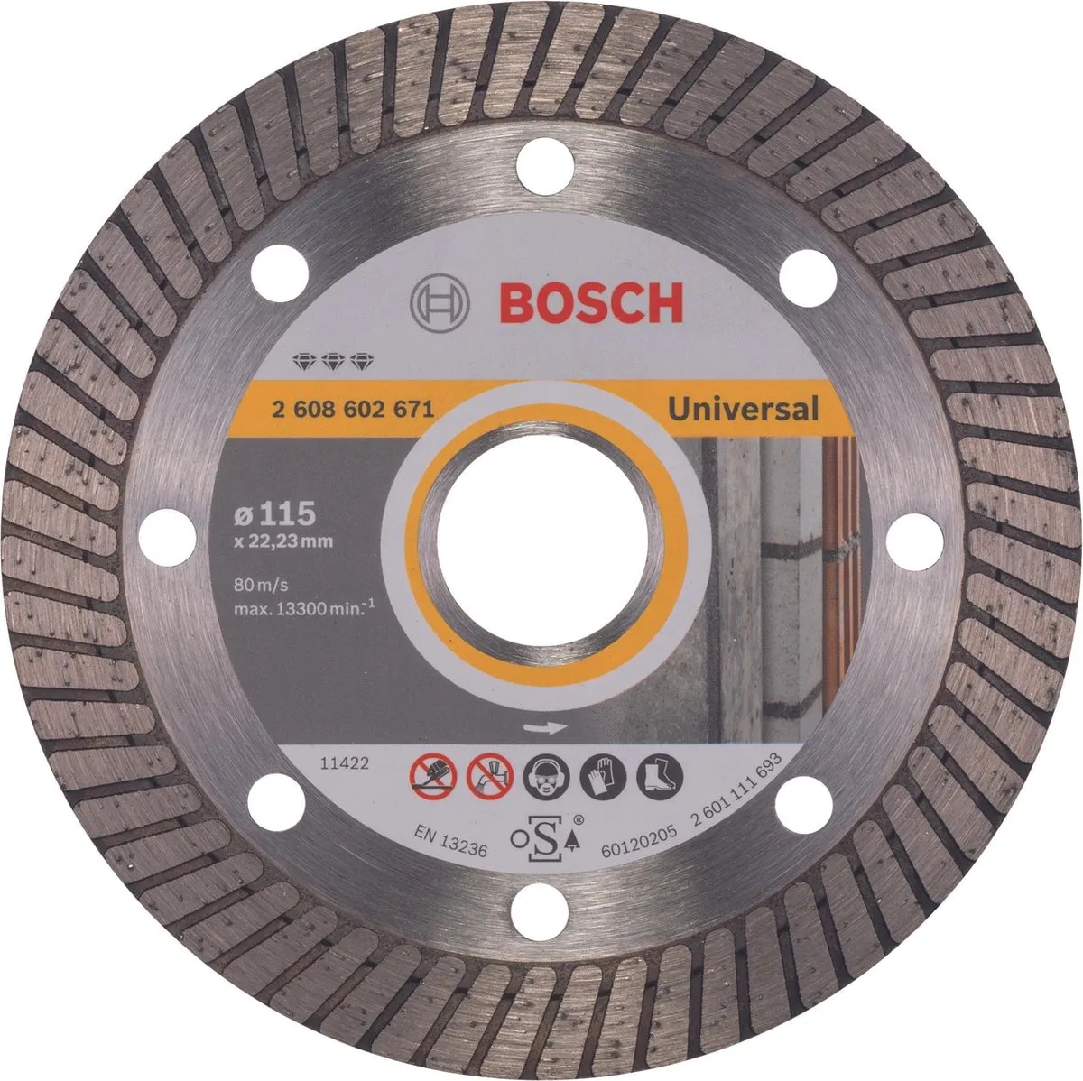 Bosch Diamantdoorslijpschijf Best for Universal 115mm